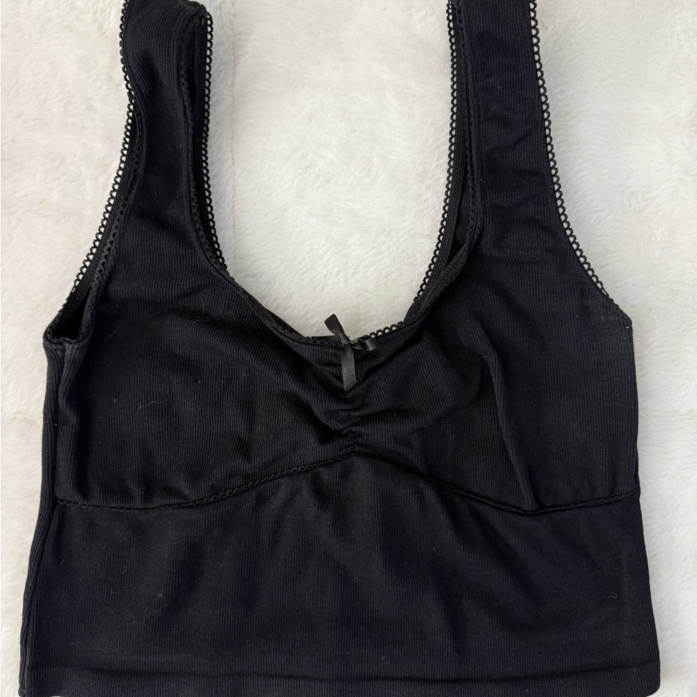 Black Crop Top